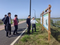 湖南省环境保护科学研究院院长罗岳平一行调研洞庭湖站大通湖农业绿色转型发展研究基地